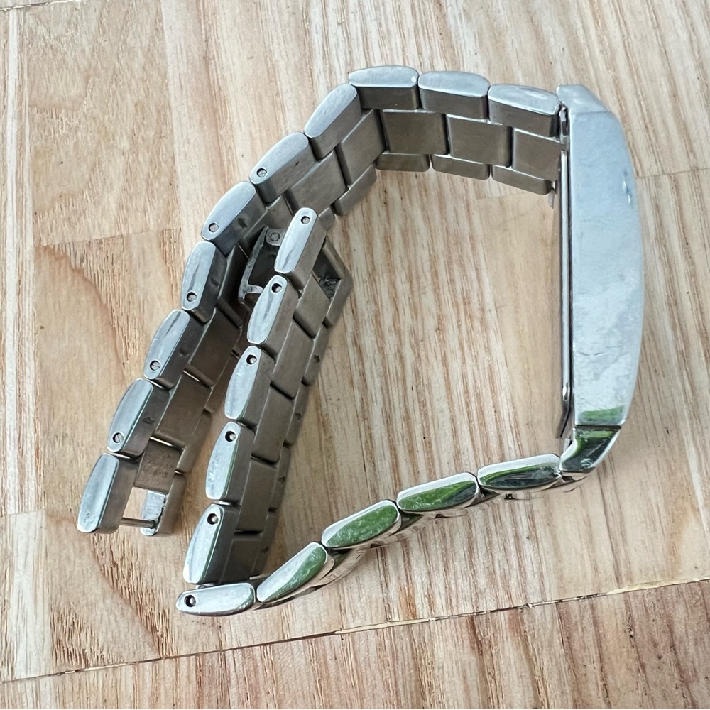 Relic Mens Rectangular Gray Dial Silver Tone Watc… - image 5